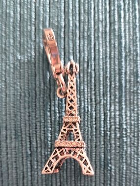 ​Vintage Juicy Couture Silver Pavé Eiffel Tower Charm - Y2K Retired